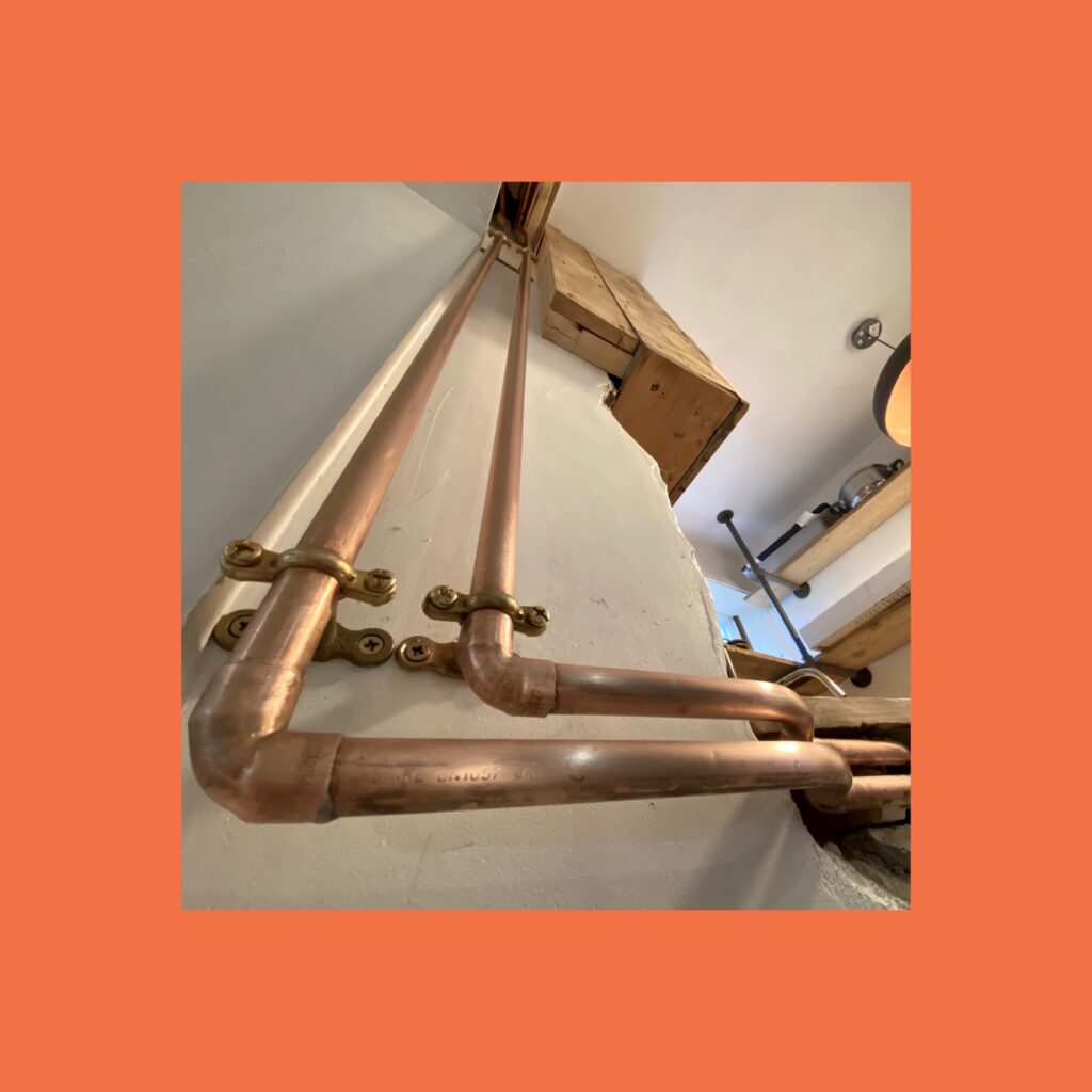 brass pipework